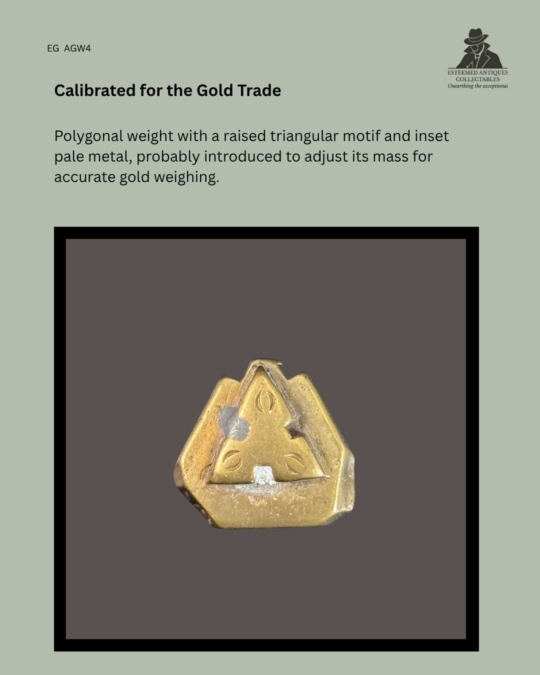 NINE AKAN BRASS GOLDWEIGHTS, GHANA, LOST-WAX CAST