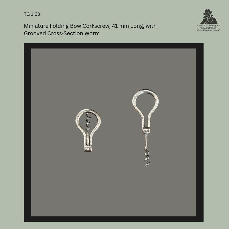 Collection of 6 Small & Miniature Folding Bow Corkscrews for Sale – Victorian to Early 20th Century Pocket Corkscrew Group | TG 1600C