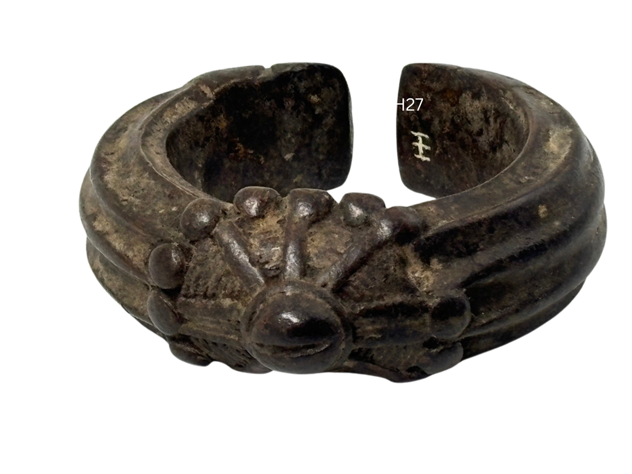 Tribal Bronze Dan People, Ivory Coast Anklet