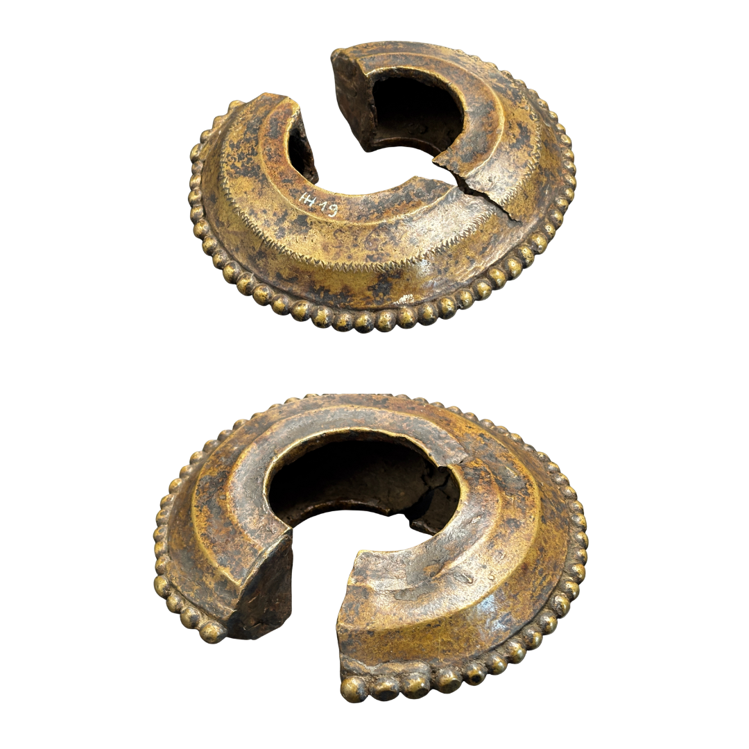 Igbo Brass Anklet Ogba  Nigeria Circa early 20th Century