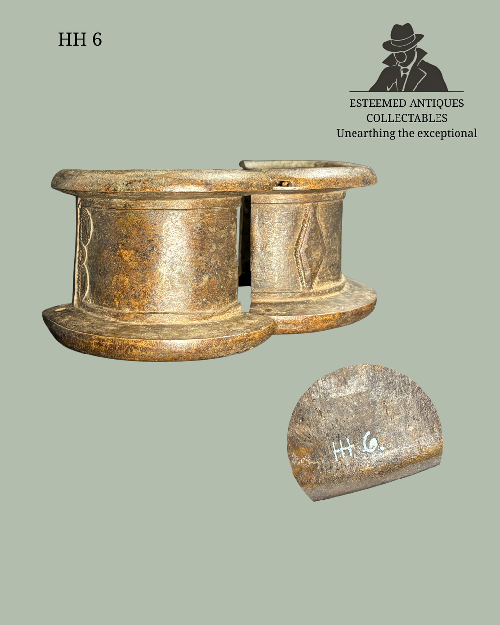 HH 6 Prestige Arm Currency Bracelet Central Africa, Lower Congo region, 19th century