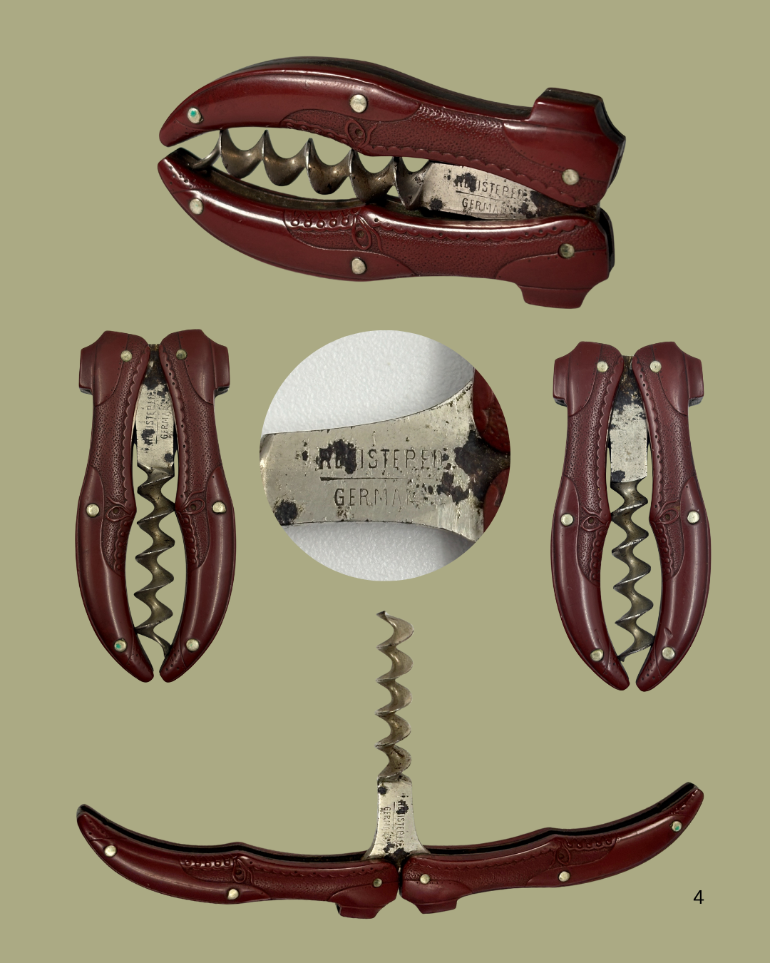 Rare corkscrews for collectorsRare-corkscrews-for-collectors-Ernst-Lessers-Folding-Shoes