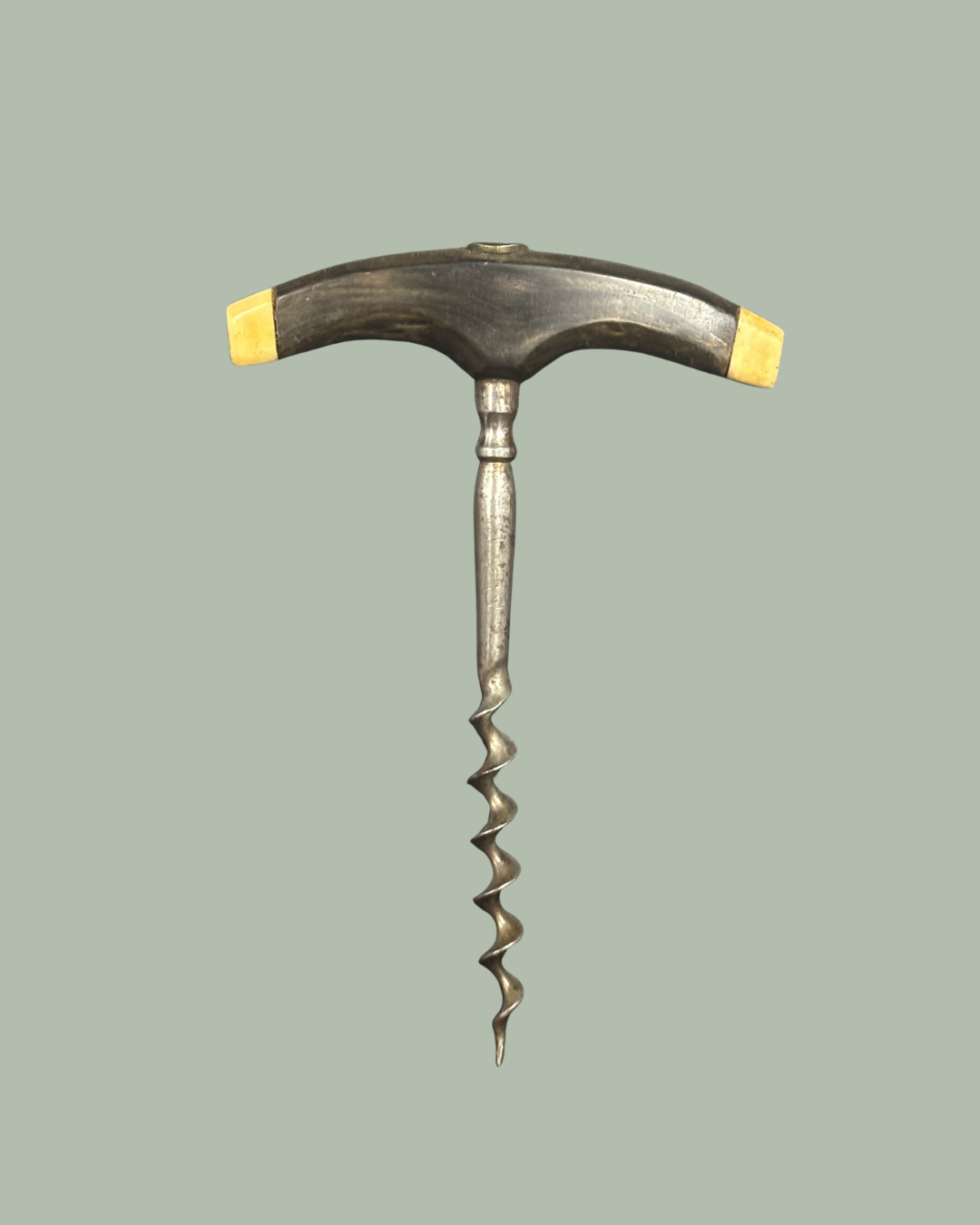 Continental European Direct Pull Corkscrew, likely French,  Circa 1790 to 1830