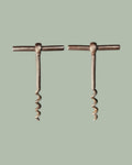 English Steel T-handle Corkscrew circa 1810 to 1840