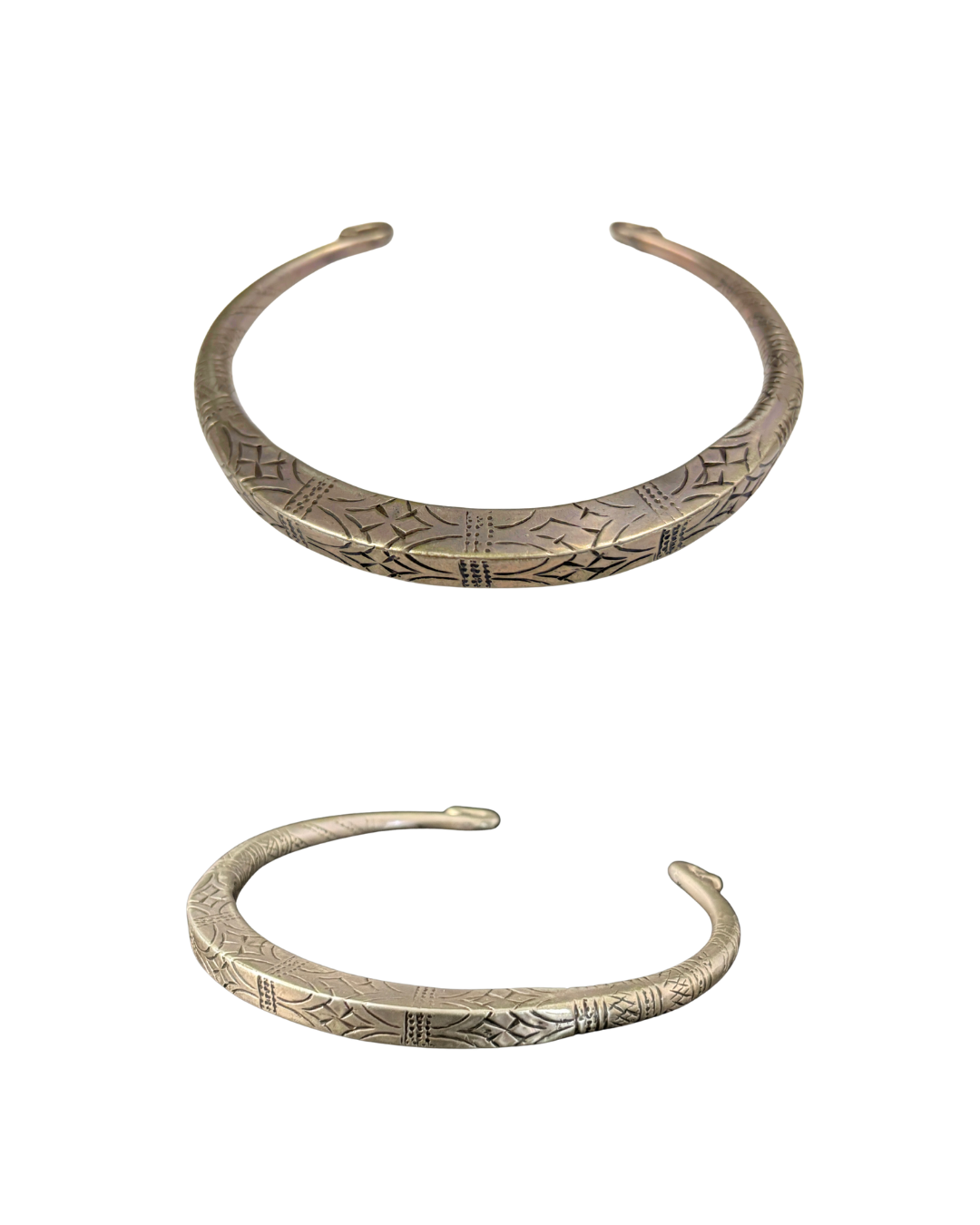 Silver neck ring torque from Ethiopia, Horn of Africa