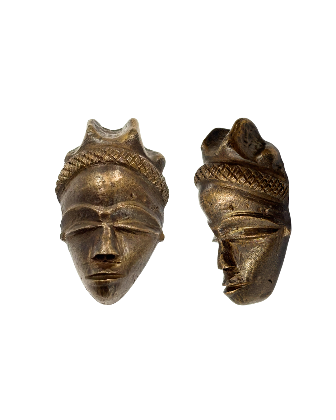 A beautiful Akan (Asante/Baule) bronze goldweight from Ghana/Côte d’Ivoire
