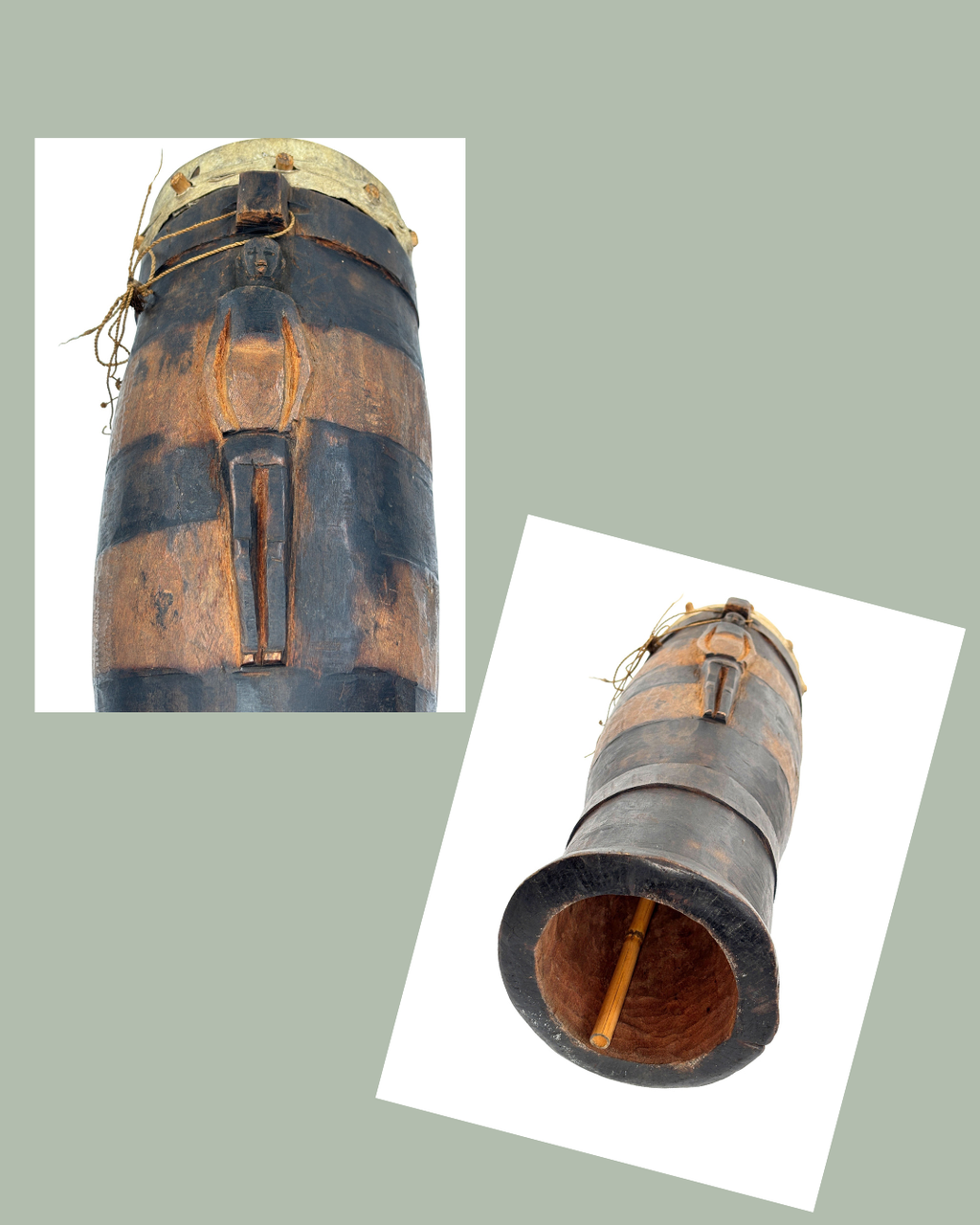 Rare Tribal Namibian Hippo Drum