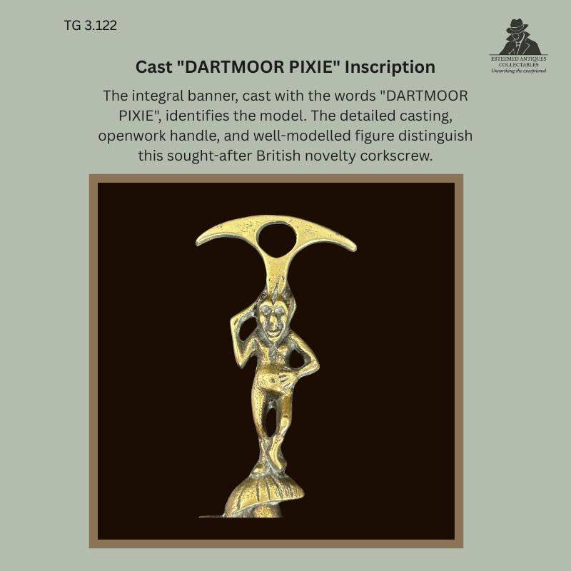dartmoor-pixie-cast-inscription-brass-figural-corkscrew-handle-detail
