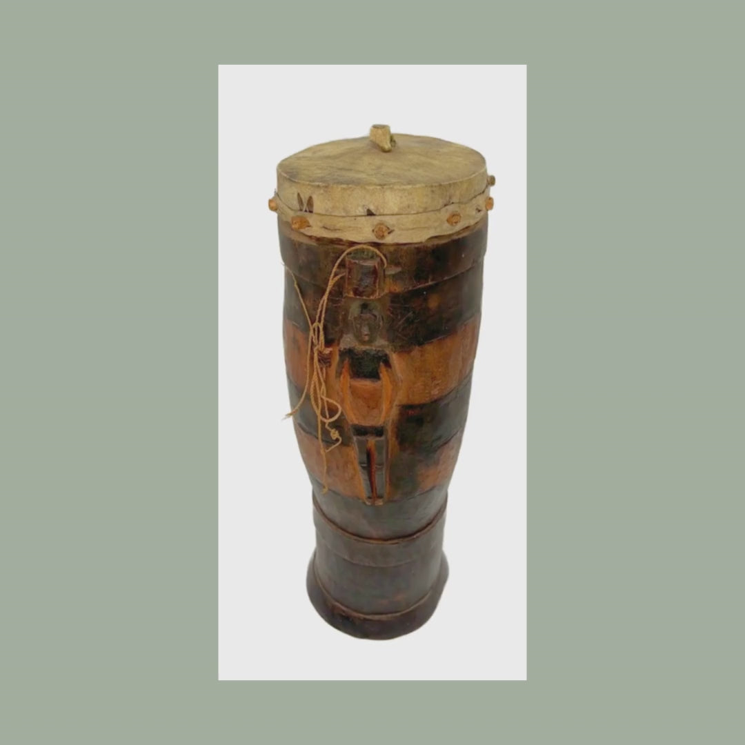 Rare Tribal Namibian Hippo Drum