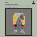 Front view of an enamelled folding Leg Pull novelty corkscrew in the form of a rugby player's legs, featuring painted rugby socks, boots, a rugby ball motif, and a folding steel worm concealed between the articulated legs.
